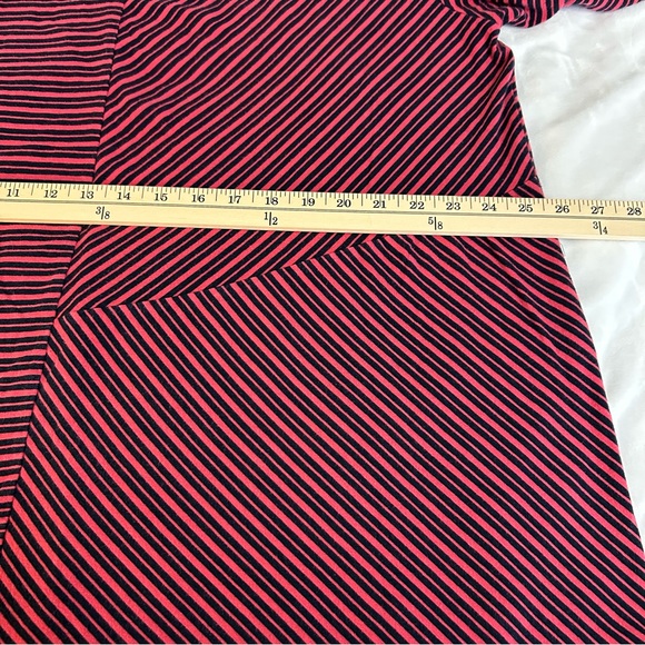 J.Jill Berry & Black Striped Long-Sleeve Tunic Plus 3X Soft and Comfy Casual - Picture 9 of 13